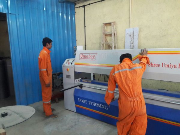 Infrared Thermal Postforming Machine Operation