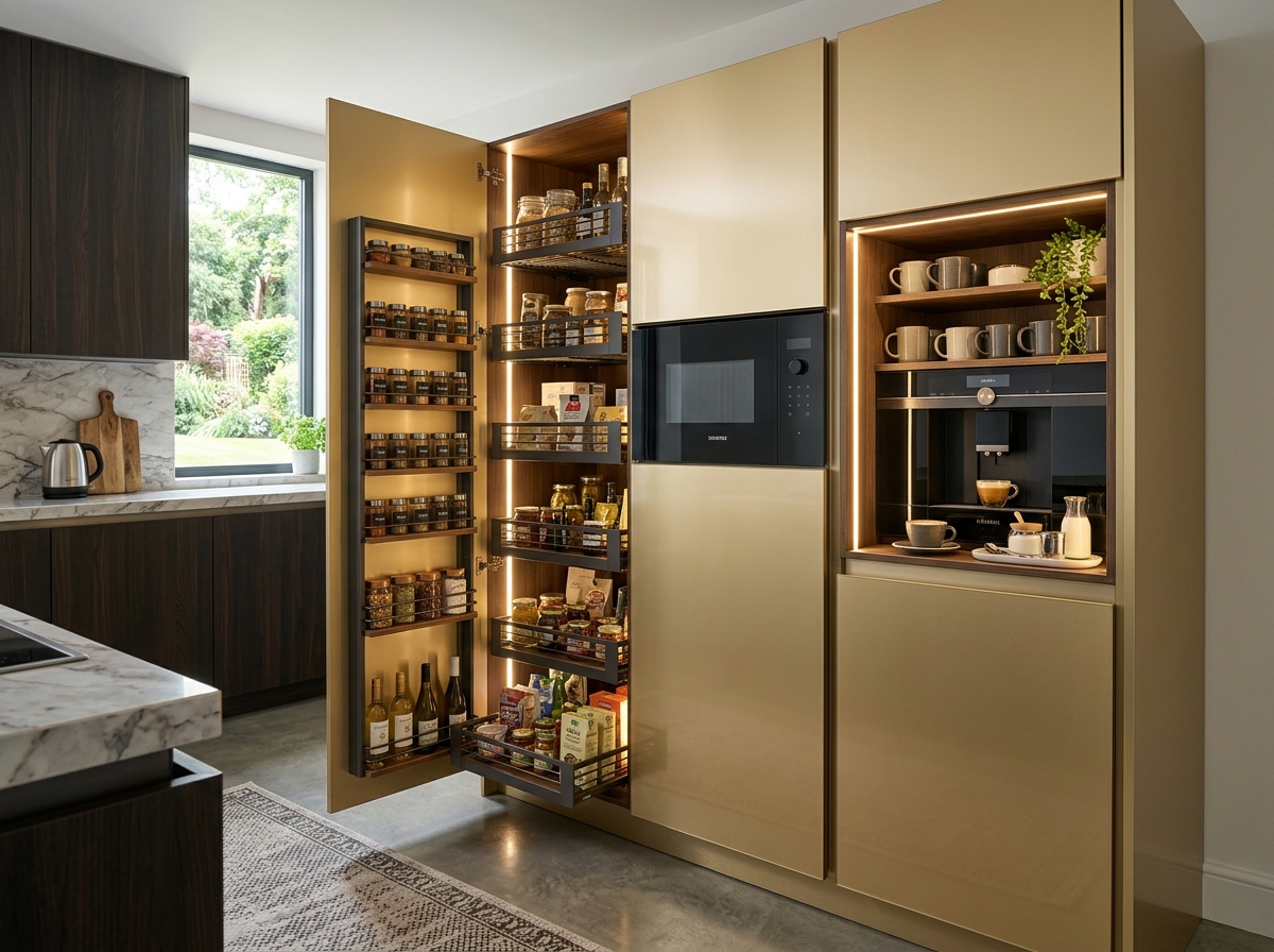 Full-Height Pantry & Tandem Storage Units